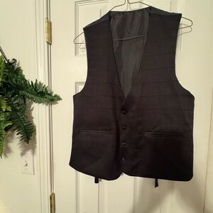 Black Button-Up Vest
